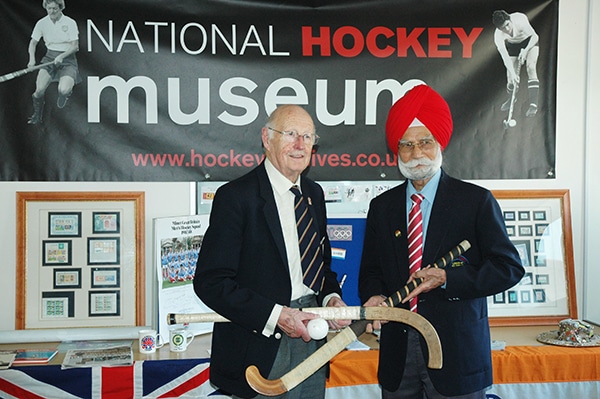 Balbir Singh Snr and John Peake