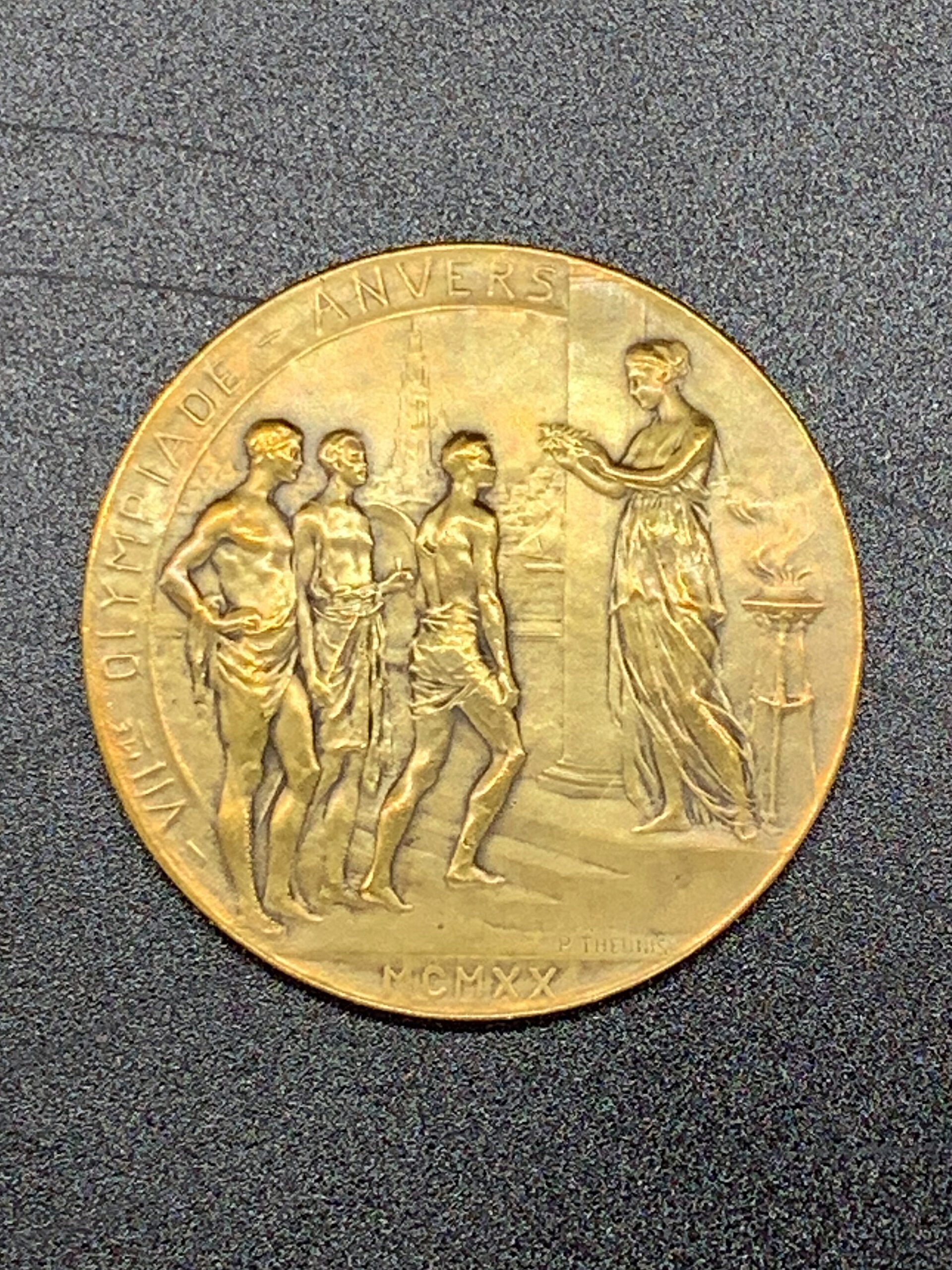 Participation medal Antwerp 1920 front