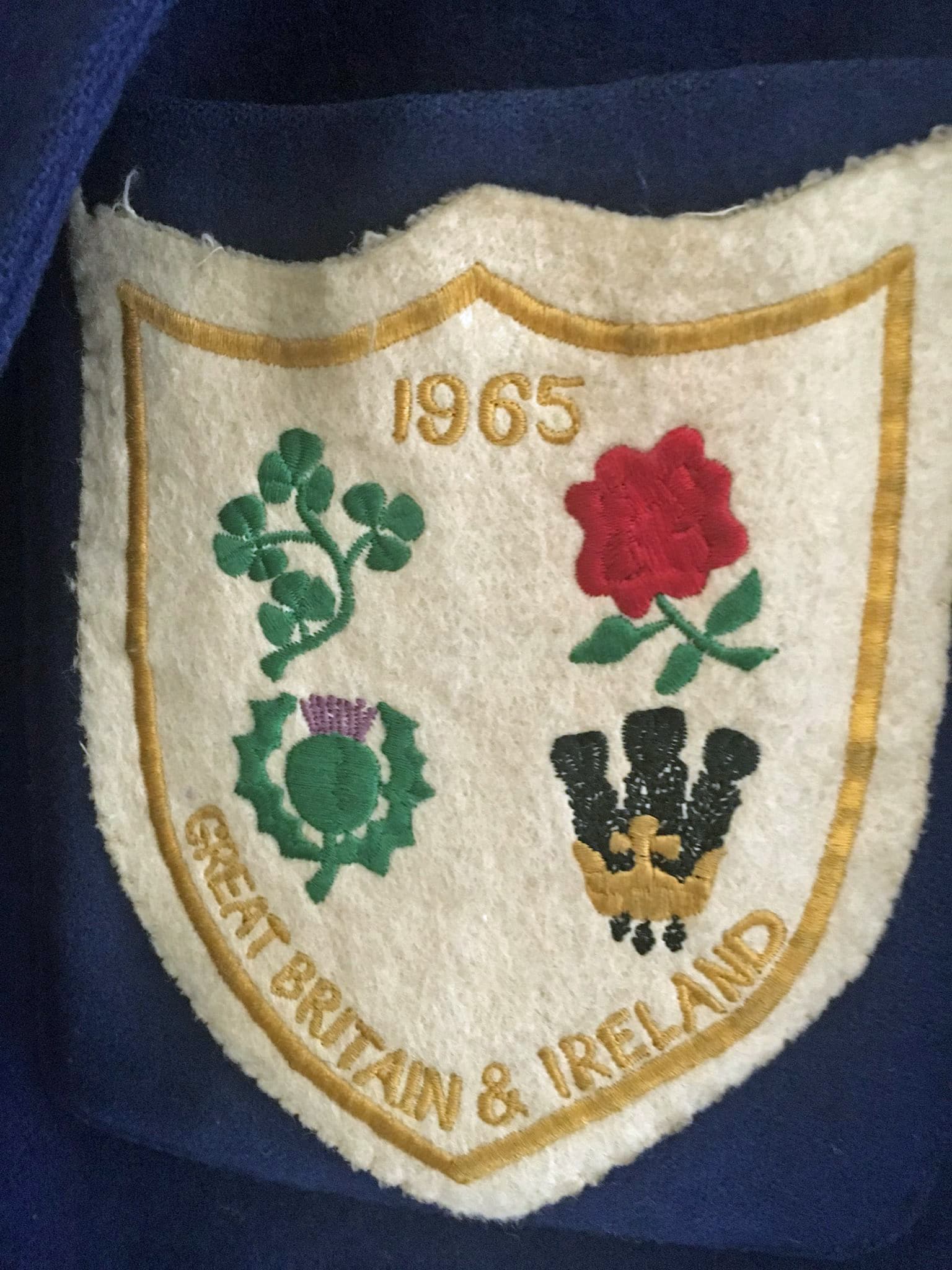 GBITT J Hornes Muckross cloth badge Great Britian and Ireland Ladies tour of USA 1965