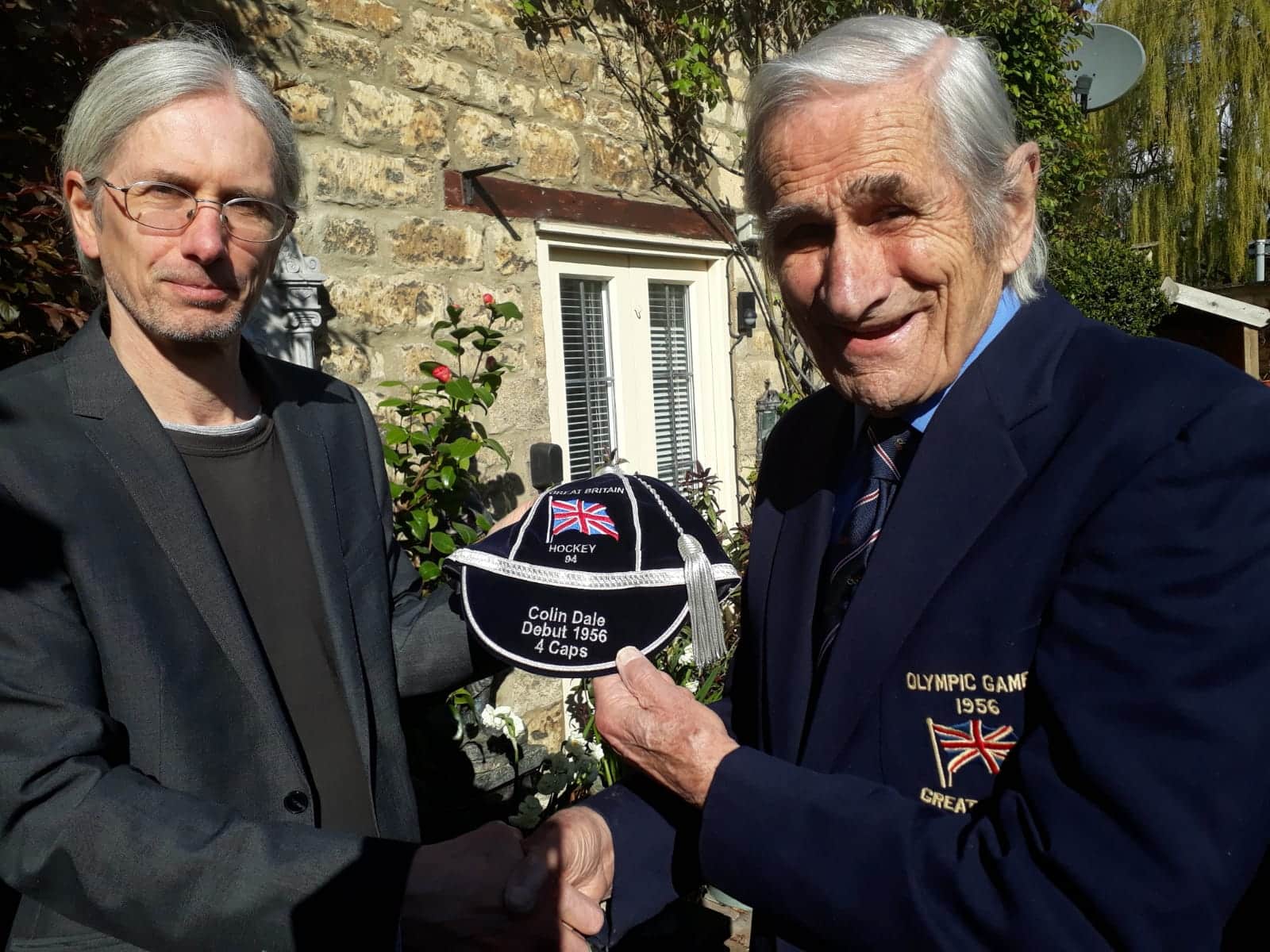 Colin Dickie Dale GB cap award