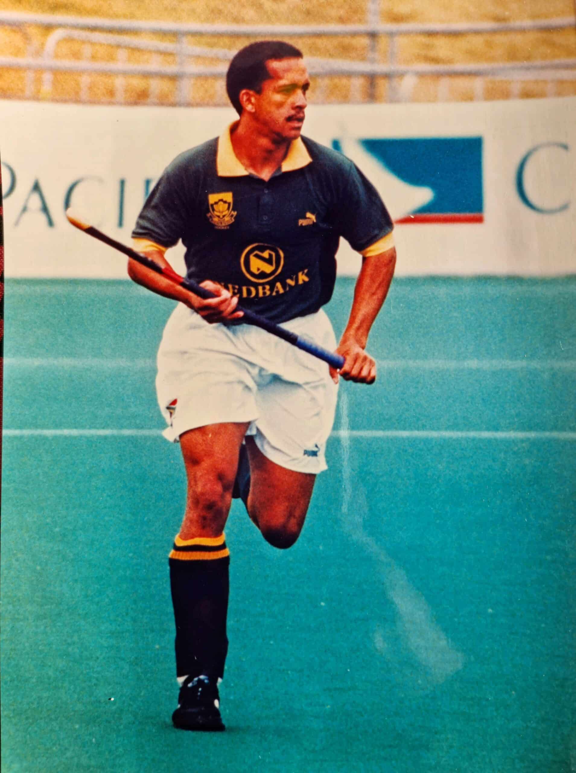 Ally Fredericks in action for South Africa