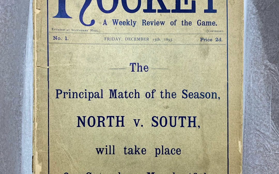 The First Ever “Hockey” Magazine