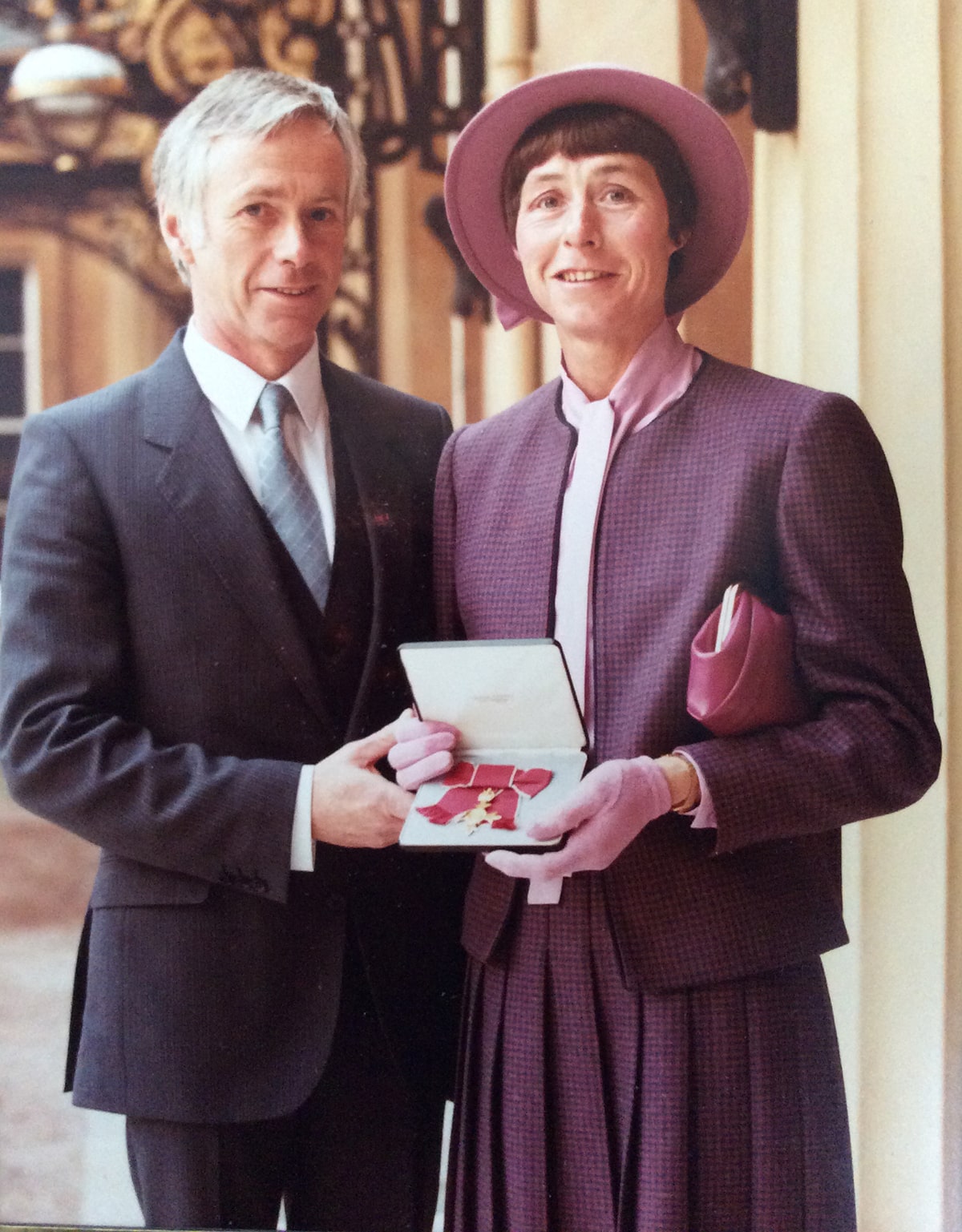 Val Robinson Gwyn OBE at Palace 1985