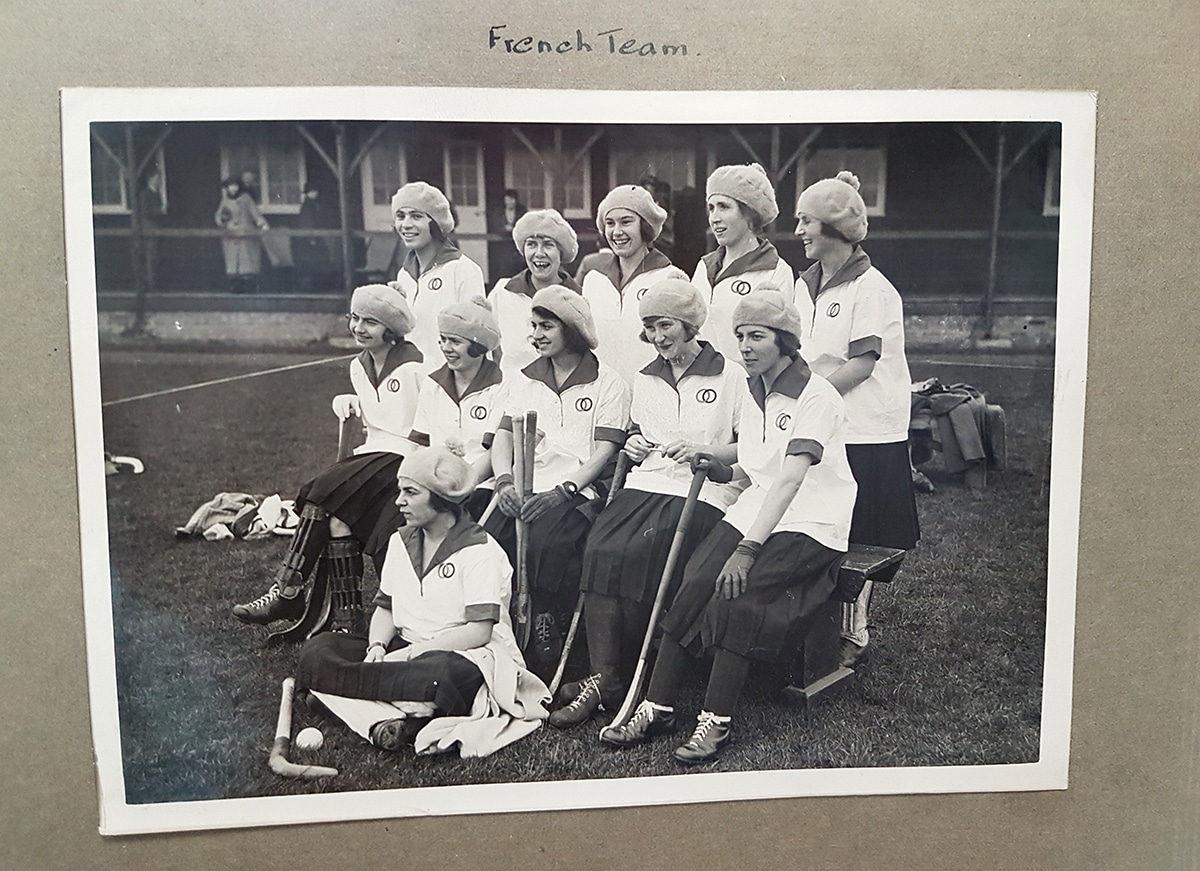 French team in Copenhagen 1922 from Hilda Light scrapbook