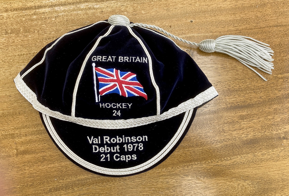 Val Robinson cap award