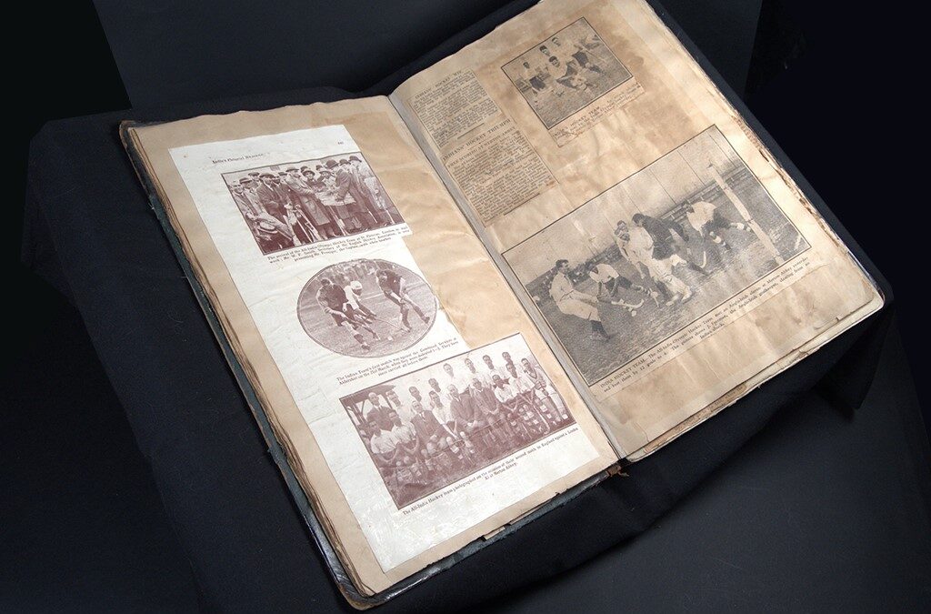 Preserving a family legacy: The George Eric Marthins scrapbook finds a new home