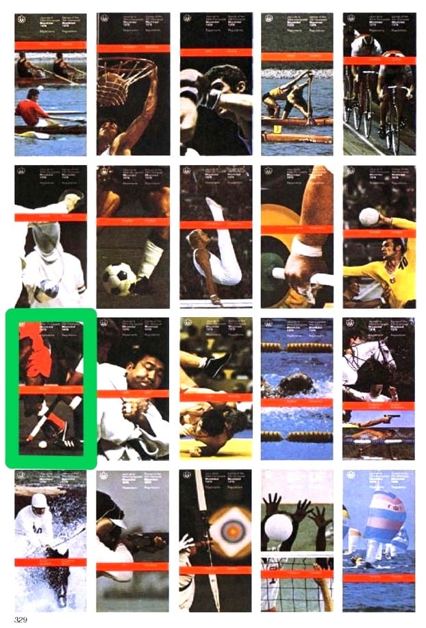 A grid of images showing many different Olympic sports.
