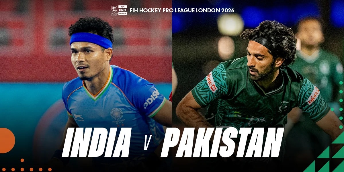 Two male South Asian athletes, one in light blue, the other in dark green